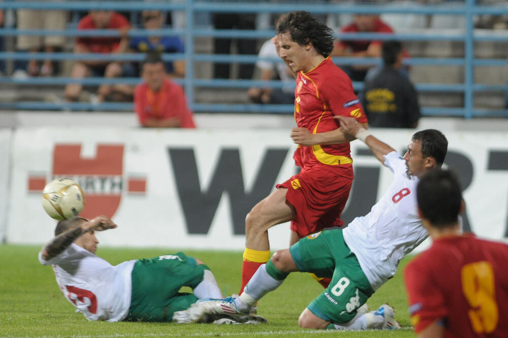 Crna Gora bez najboljih: Jovetić je 2011. igrao protiv Bugarske, sada je povrijeđen, Foto: Savo Prelević