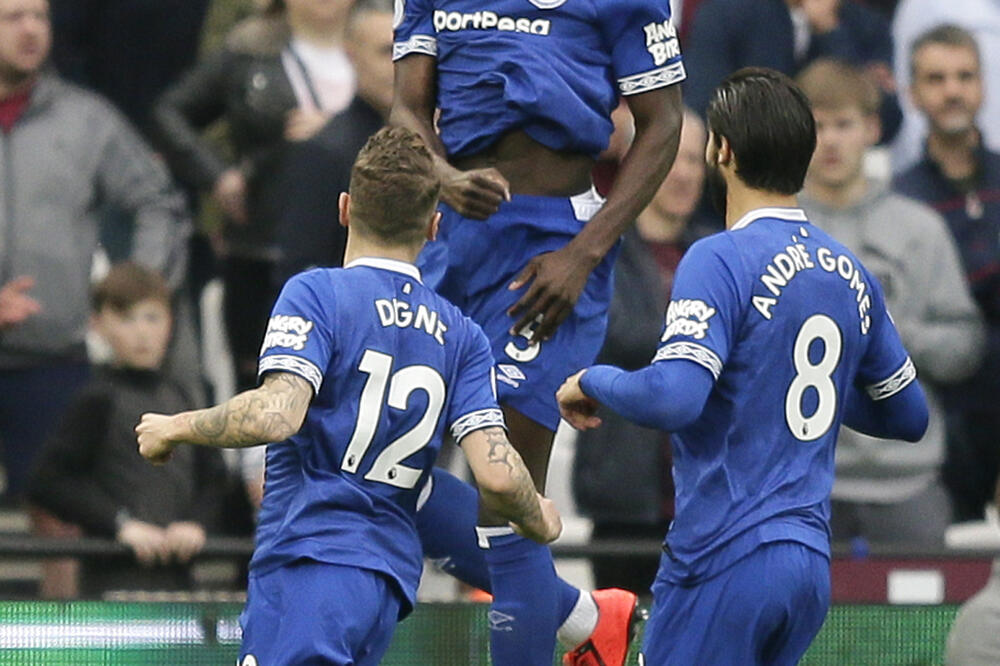 Fudbaleri Evertona, Foto: AP