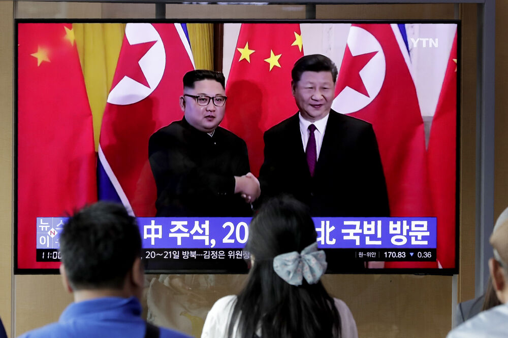 Kim Džong Un i Si Đinping, Foto: Lee Jin-man/AP