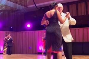 Godine nijesu prepreka: Tango se pleše i u stotoj