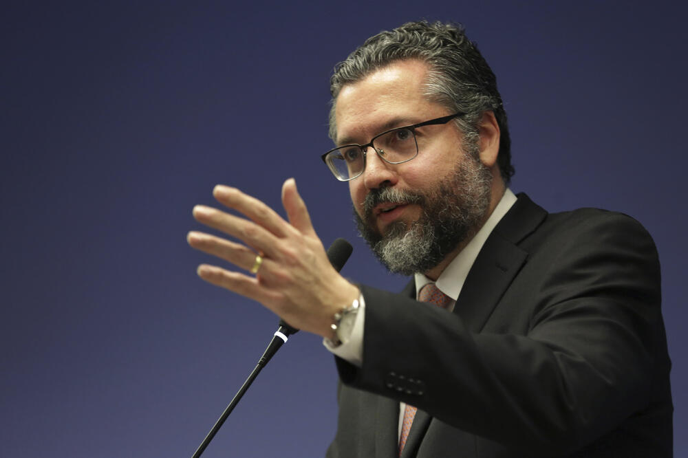 Brazilski šef diplomatije Ernesto Araužo, Foto: AP