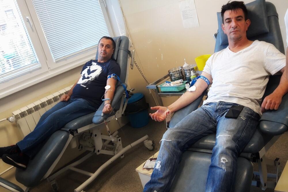 Sa akcije dobrovoljnog davanja krvi, Foto: Pivara