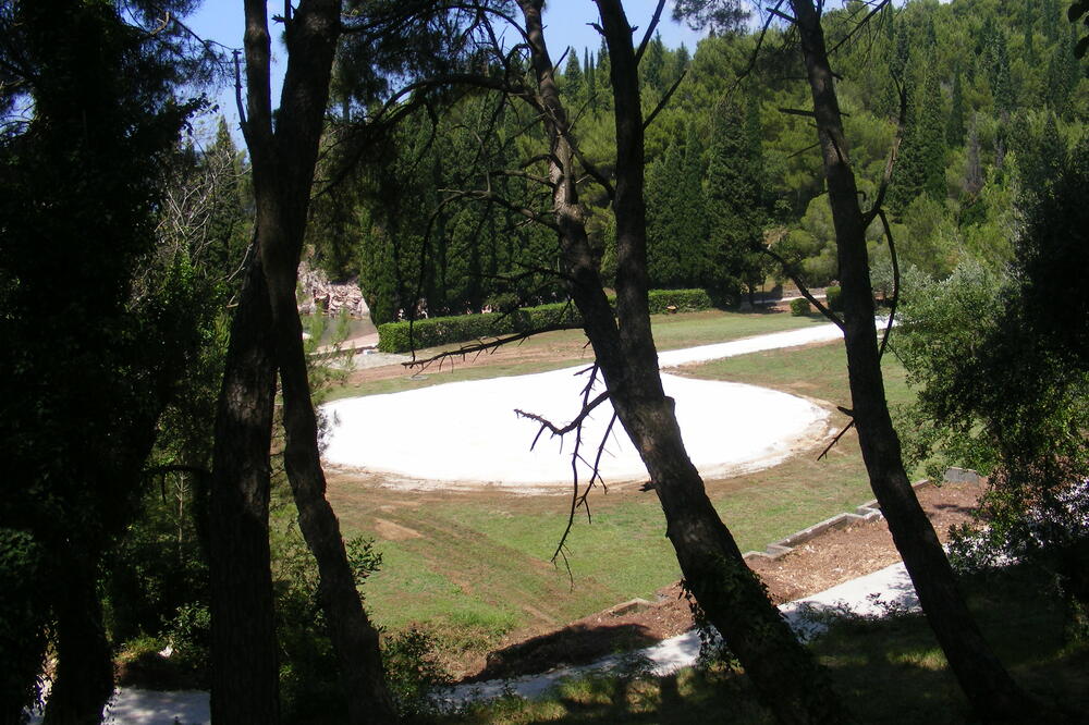 Miločerski park (ilustracija), Foto: Vuk Lajović