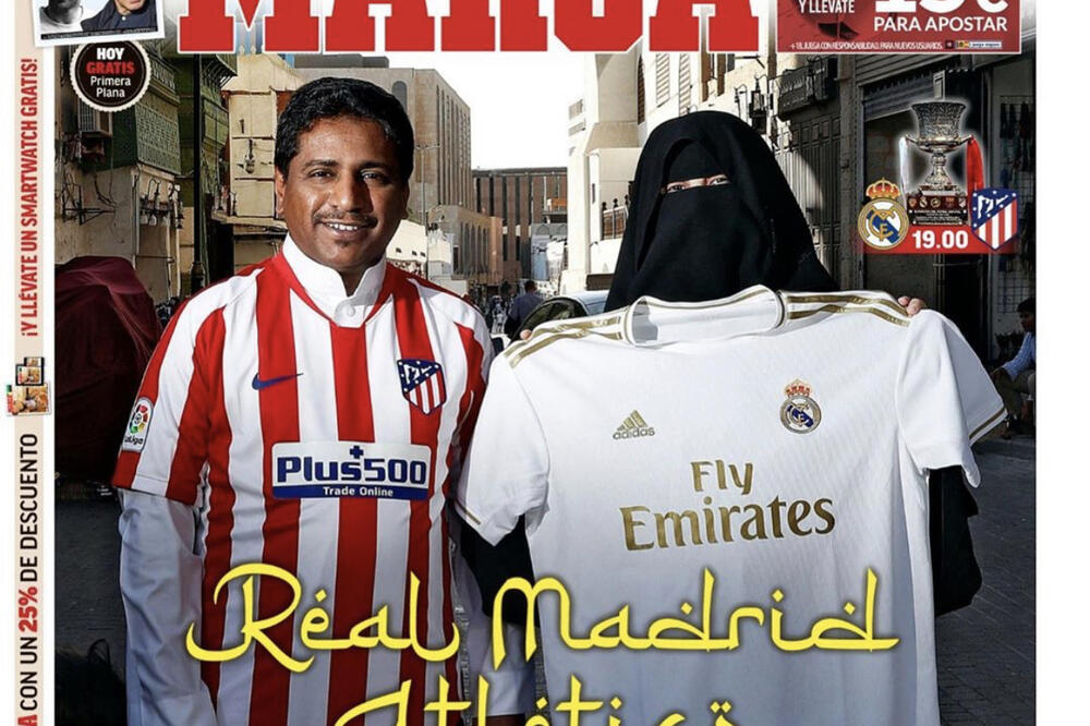 Današnje izdanje "Marke" (naslovna strana), Foto: Marca
