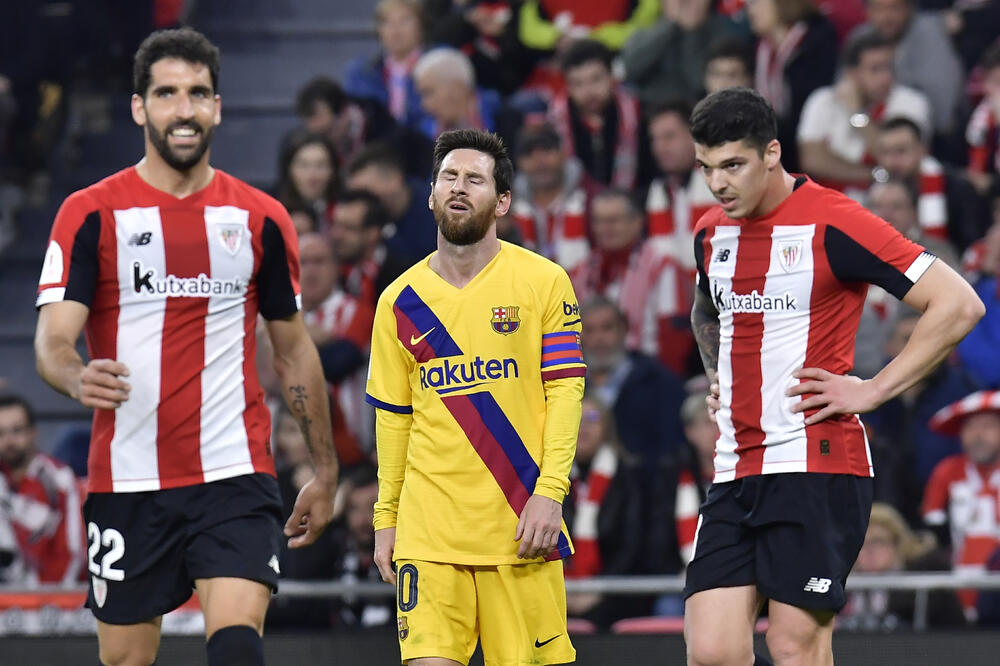 Sa večerašnje utakmice u Bilbaou, Foto: Beta/AP