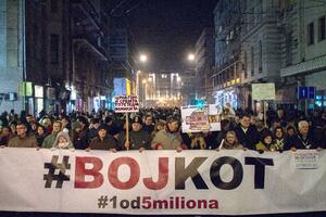 Protest 1 od 5 miliona u Kragujevcu obustavlja se do daljnjeg zbog...