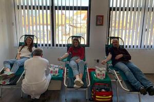 Maturanti cetinjske gimnazije dobrovoljno dali krv