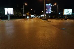 VIDEO Prazne ulice u Podgorici, Nikšiću i Budvi