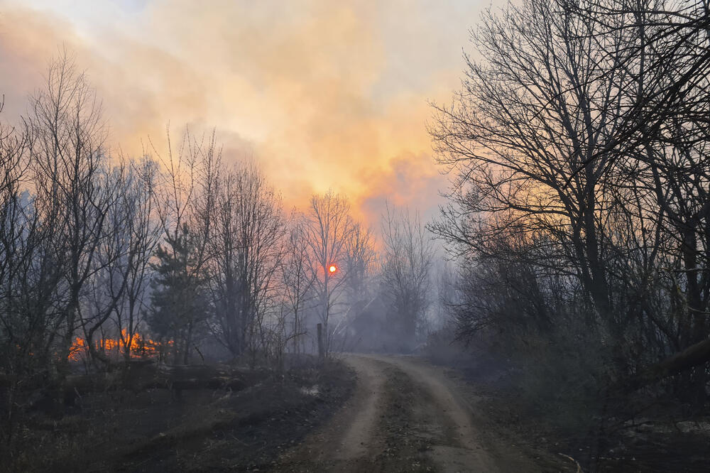 Požar u blizini  Černobila, Foto: BETA/AP