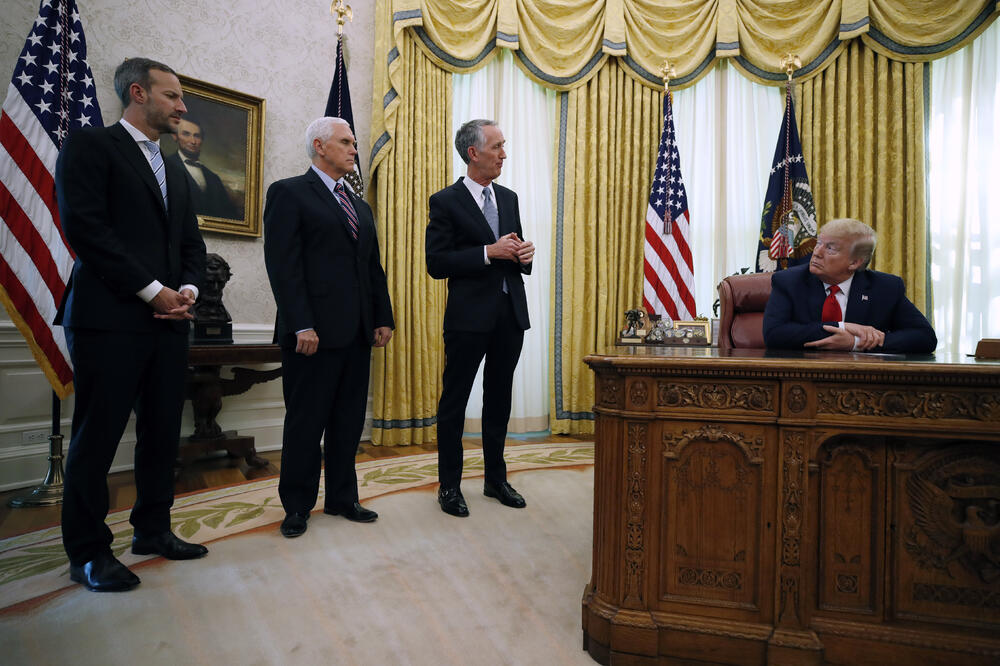 Sa sastanka u Bijeloj kući, Foto: AP