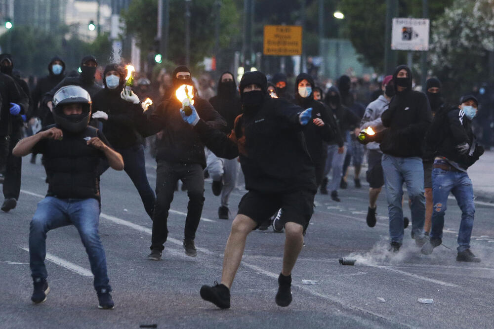 Sa protesta u Grčkoj, Foto: Lefteris Pitarakis