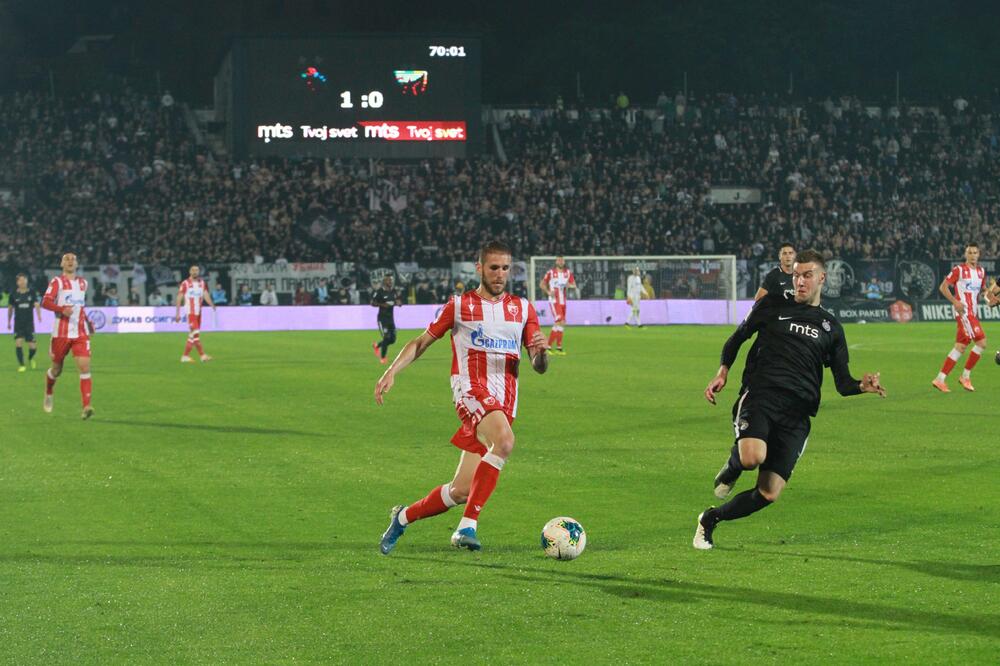 Sa utakmice Crvena zvezda - Partizan, Foto: BETAPHOTO