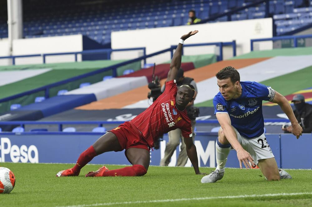 Sa neča Everton - Liverpul, Foto: AP