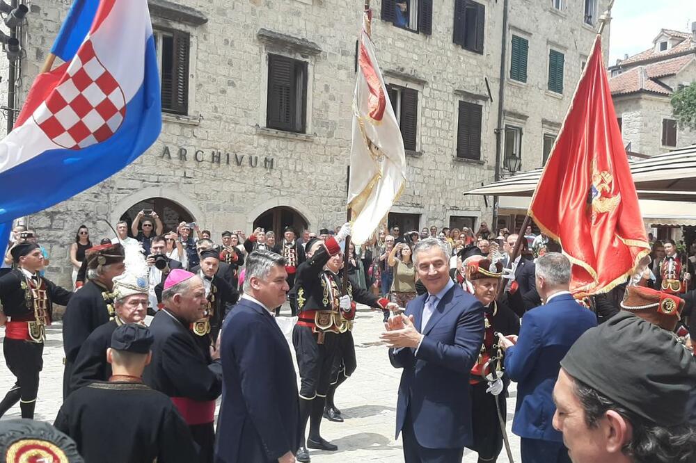 Milanović i Đukanović danas u Kotoru, Foto: Siniša Luković