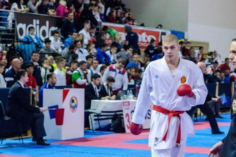 Svjetski juniorski prvak Bojan Bošković će pričekati svoj veliki seniorski debi, Foto: Karate savez Crne Gore