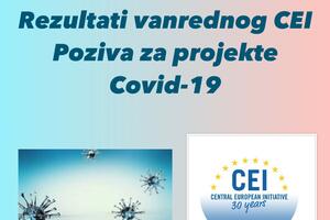 Projekat IJZ jedan od 22 odobrena projekta u okviru vanrednog CEI...