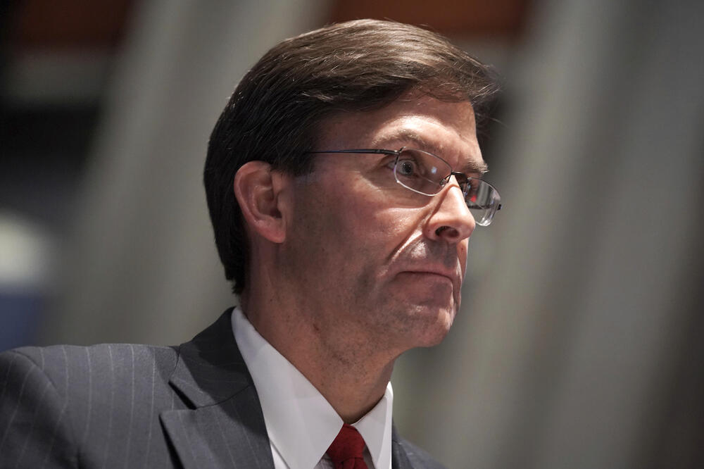 Američki ministar odbrane Mark Esper, Foto: AP Photo