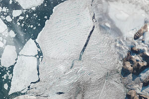 Ledena polica Milne: Sateliti snimili razdvajanje leda na Arktiku