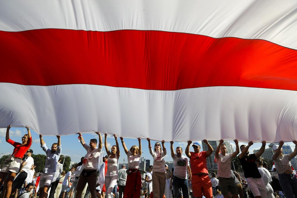 Protest opozicije u Bjelorusiji, Foto: AP