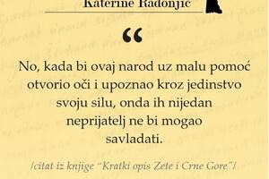Neobjavljeni dnevnik Katerine Radonjić
