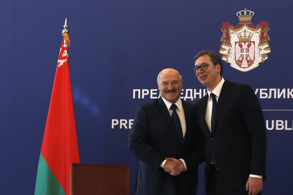 Lukašenko i Vučić u Beogradu, decembar 2019., Foto: AP Photo