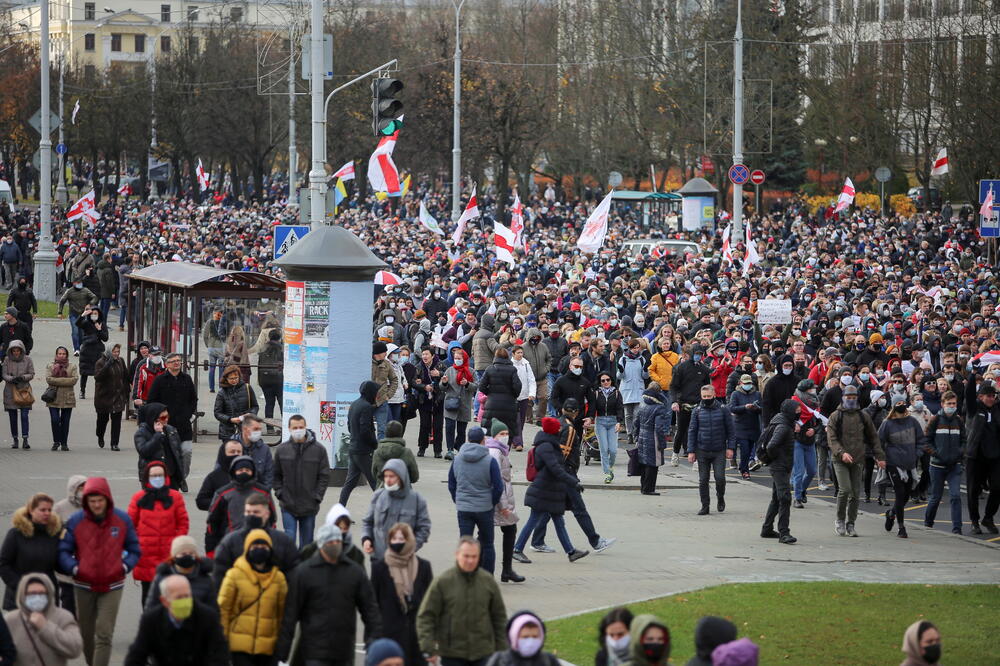 Sa protesta, Foto: Rojters