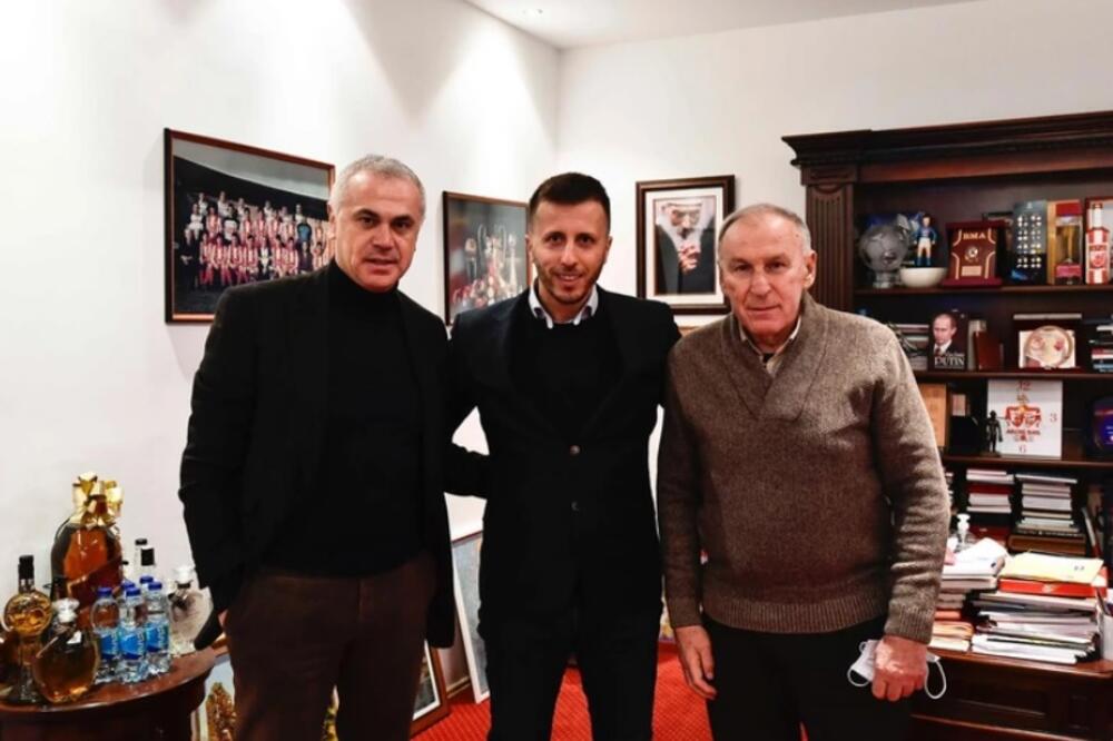 Terić, Rakočević i Džajić, Foto: FK Crvena zvezda