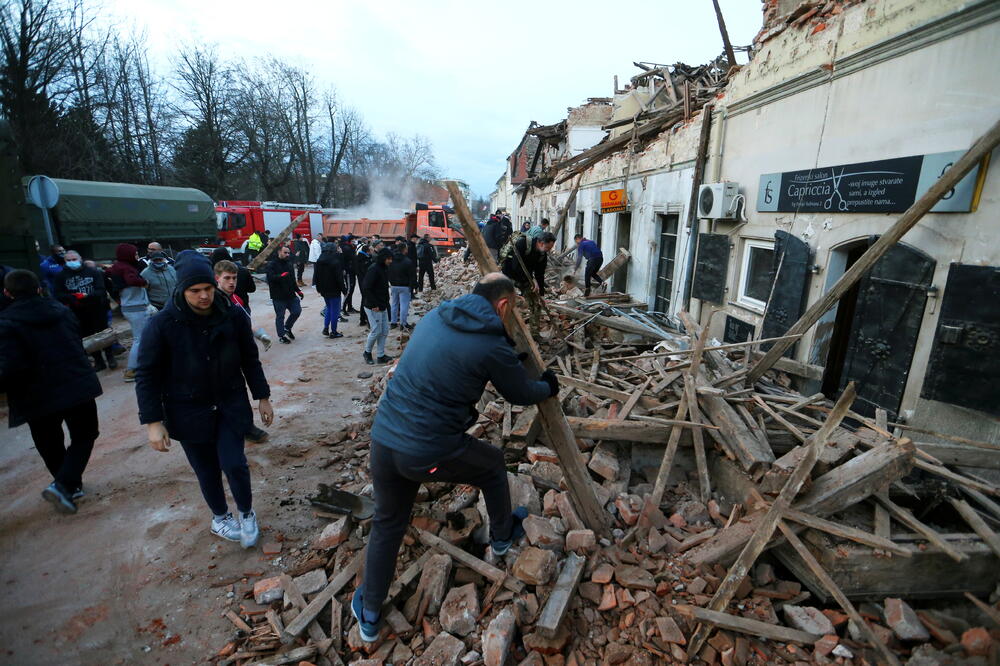 Detalj iz Petrinje, Foto: Reuters