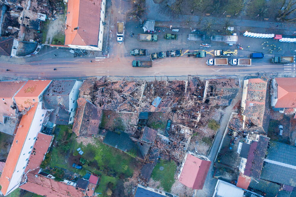 Petrinja nakon zemljotresa, Foto: Reuters