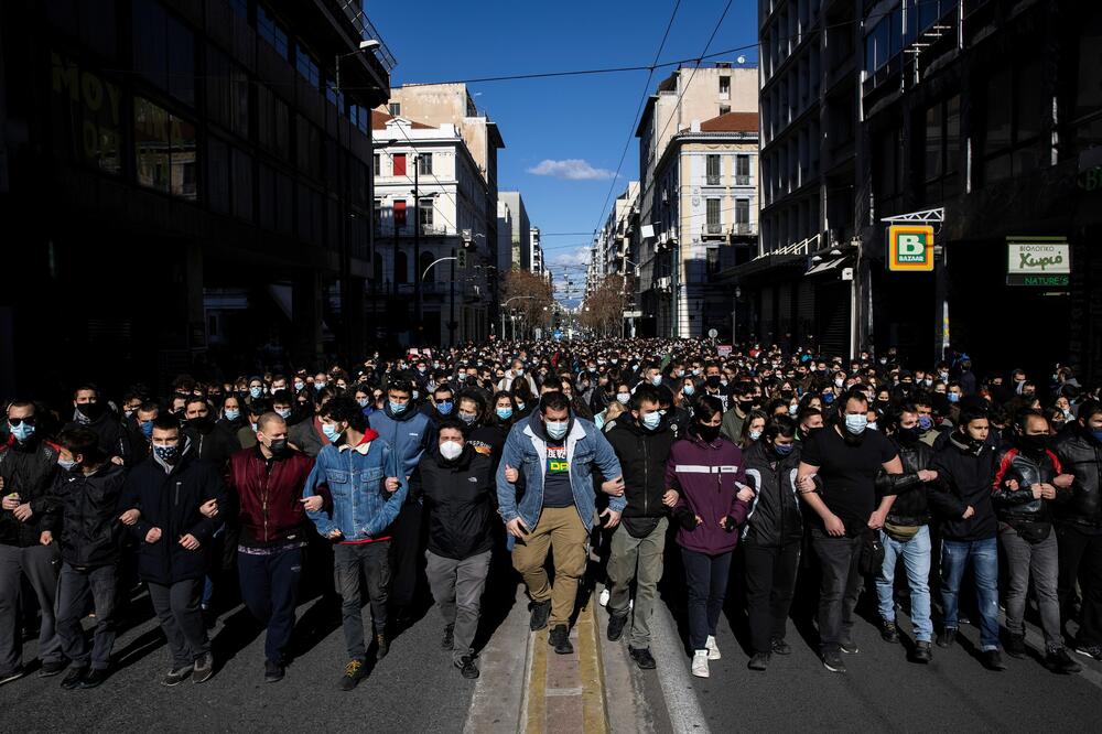 Protesti grčkih studenata protiv mjera Vlade, Foto: Reuters
