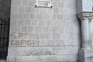 Jokić: Oskrnavljena crkva Svetog Nikole, grafiti uklonjeni