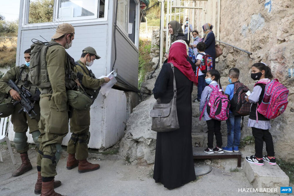 Palestinska djeca na putu do škole, Foto: Ambasada Palestine u Crnoj Gori