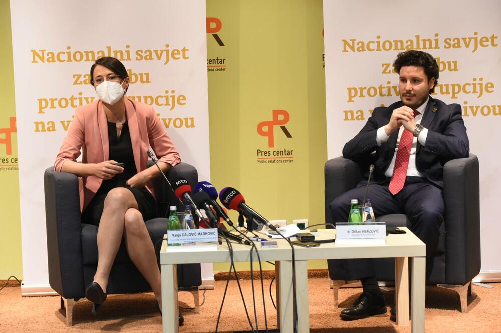Ćalović Marković i Abazović, Foto: Savo Prelević