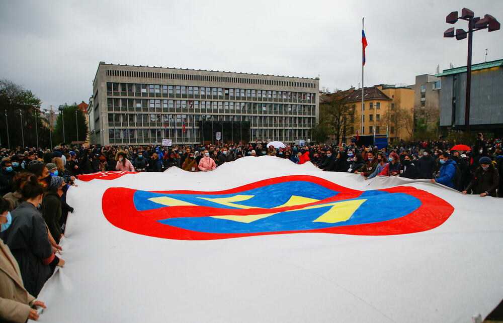 Ljubljana protest