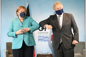 Džonson se sastao sa evropskim liderima na marginama samita G7