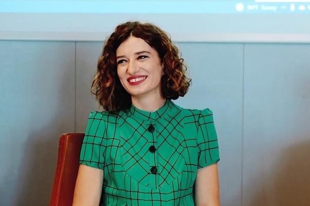 Jovana Marović na nedavnom panelu, Foto: Biljana Matijašević