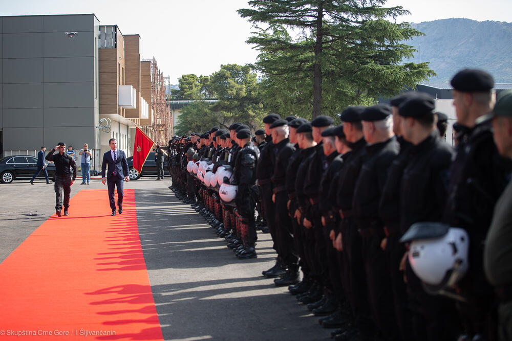 Aleksa Bečić, vježba Posebne jedinice policije, Posebna jedinica policije