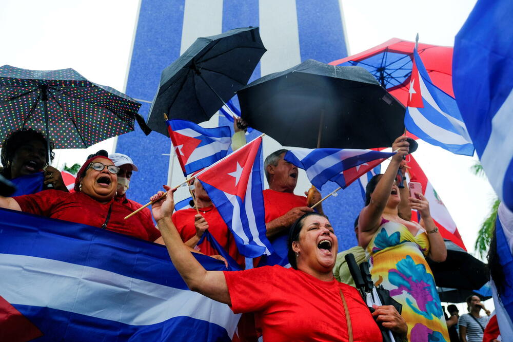 Sa protesta u Havani, Foto: Reuters