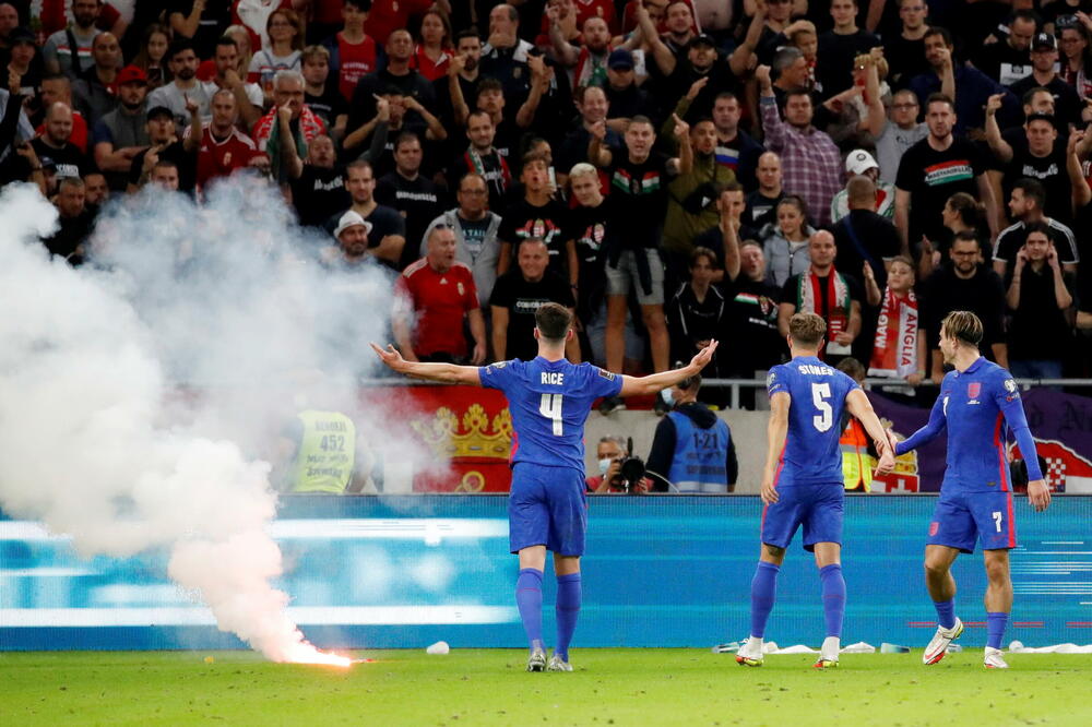 Sa meča Mađarska - Engleska, Foto: Reuters