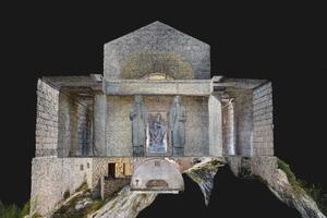 Realistični 3D modeli Njegoševog mauzoleja i reljefa Crne Gore od...