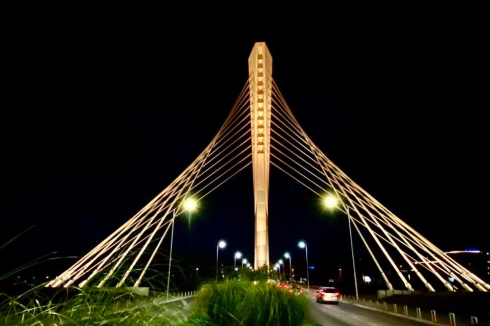 Most Milenijum, Foto: Glavni grad Podgorica, Twitter