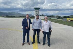Predstavnici Aerodroma CG razgovarali sa Kovačevićem o pokretanju...