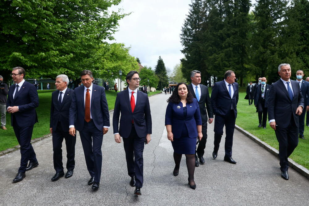 Balkanski lideri u maju na Brdu kod Kranja, Foto: REUTERS