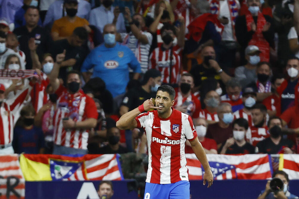 Suares nakon gola Barseloni, Foto: Reuters