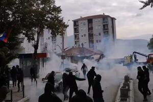 Tenzije na ulicama na sjeveru Kosova, automobil zapaljen i jedna...