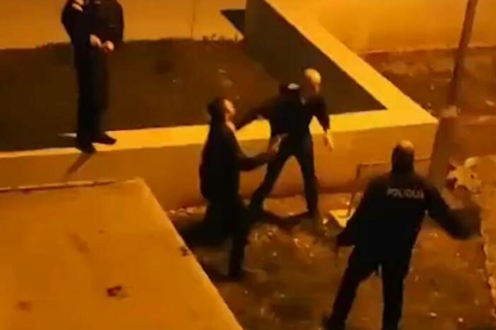 Detalj sa snimka policijske akcije iz Radovića, Foto: screenshot