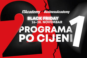 Black Friday na ITacademy i BusinessAcademy: 2 programa po cijeni 1