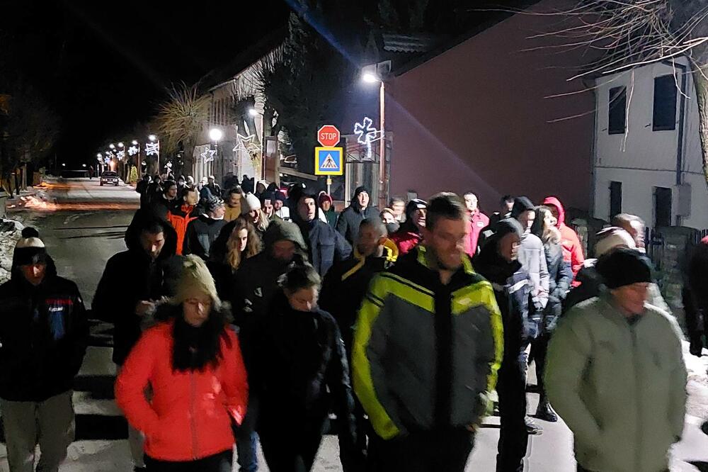 Sa protesta, Foto: Dragan Šćepanović