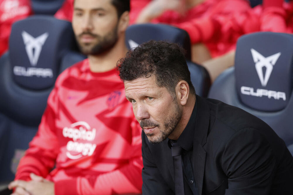 Simeone na današnjoj utakmici, Foto: Reuters