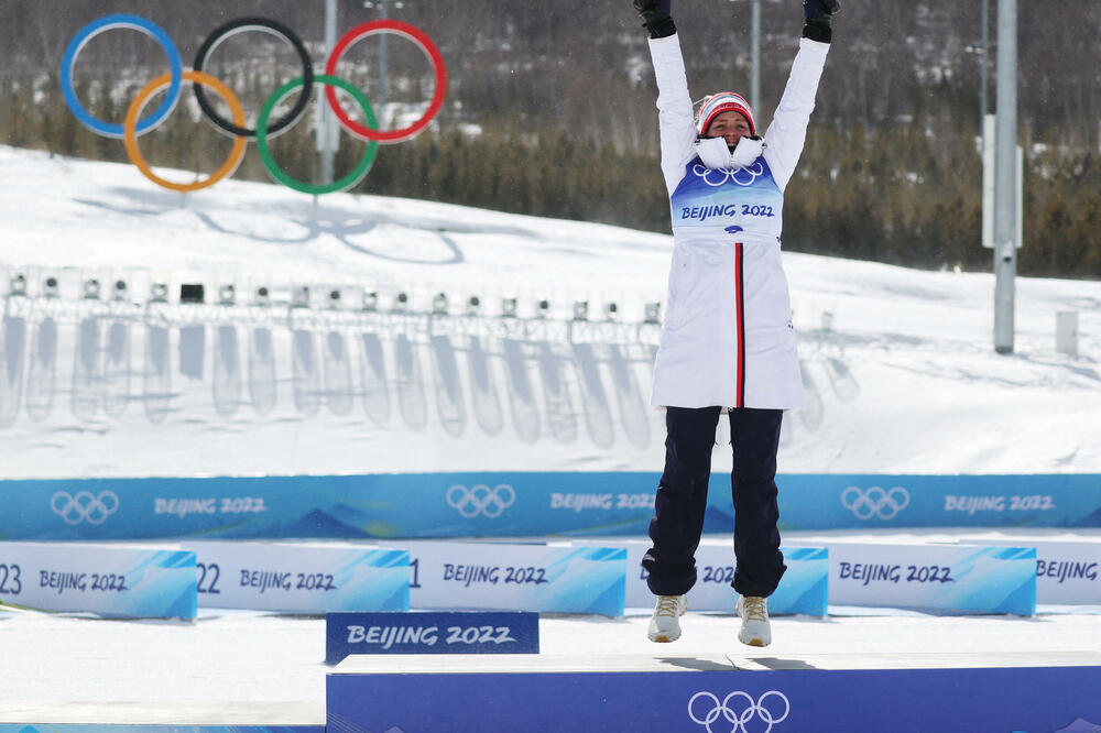 Johaug slavi treće zlato u Pekingu, Foto: REUTERS